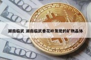 湖南临武 湖南临武香花岭发现的矿物晶体