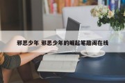 邪恶少年 邪恶少年的崛起笔趣阁在线